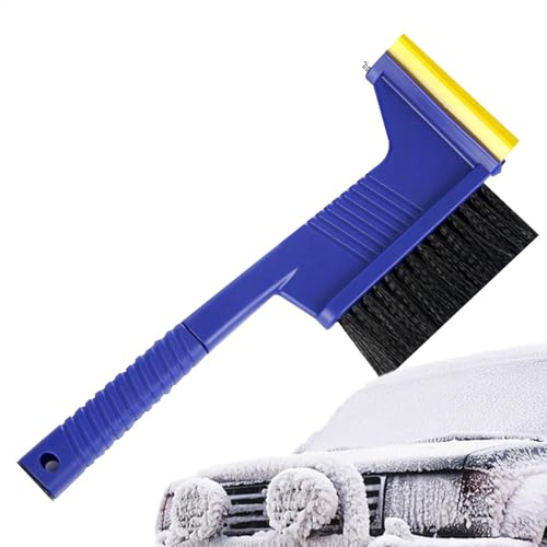 Rascador de nieve y cepillo para coche, raspador de hielo desmontable para parabrisas, raspador de nieve, cepillo de nieve para el hogar, ventana, suelo, camión, RV, SUV, tienda de campaña