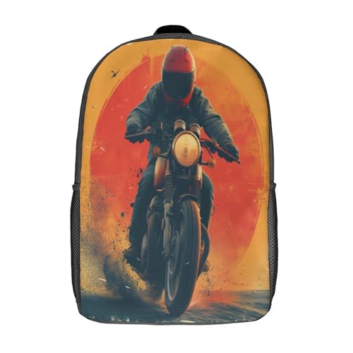 Sac à dos école moto 3D pour accompagner votre enfant en classe et en voyage