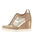  Heine - Best Connections Keilschnürer, taupe metallic Gr. 36