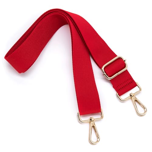 Image of S&loyoe Thickened Solid Color Purse Straps Replacement Crossbody Bag Strap Adjustable Wide Guitar Straps for Handbags 1.5inch