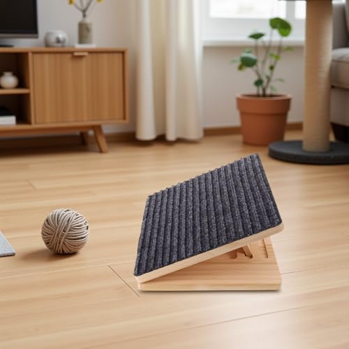 Rampa ajustable para perros pequeños gatos escaleras y sofá de madera 7