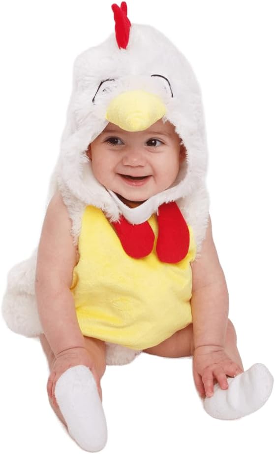 Dress Up America Baby Rooster Costume - Infant Halloween Chicken Costume For Girls And Boys 6-12 Months