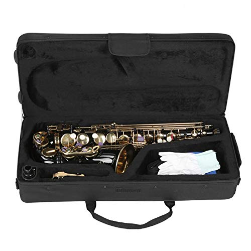 Sax plano sem desbotamento para entusiastas de saxofone para amantes de saxofone (preto)