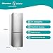 Hisense RB438N4EC3 - Frigorífico Combi No Frost, Acabado Inox, Capacidad Neta 334...