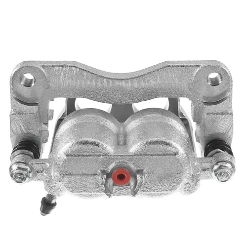 Image of Detroit Axle - Front Left Brake Caliper for Subaru Forester Outback Impreza Legacy, Brake Caliper with Bracket Assembly Replacement