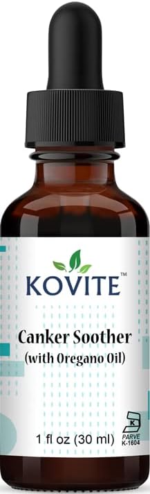 Chupete de cancro con aceite de orégano - 1 fl oz.