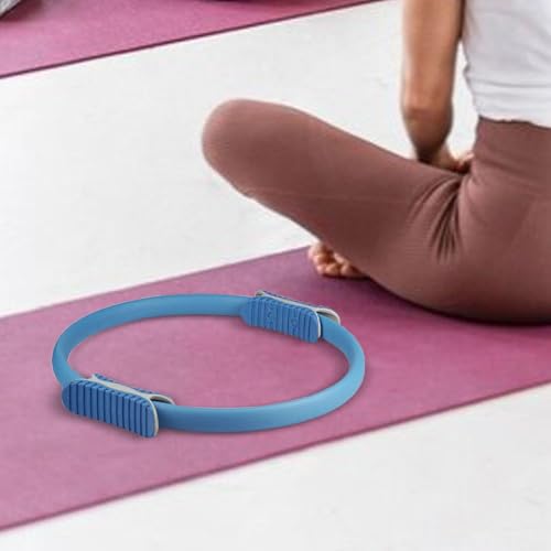 Pegciuho Pilates Fitness Circles Exercitador de coxa interna Resistência Pilates Circle, Azul