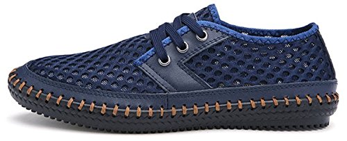 MIXSNOW Men's Poseidon Slip-On Loafers Water Shoes Casual Walking Shoes Dark Blue48