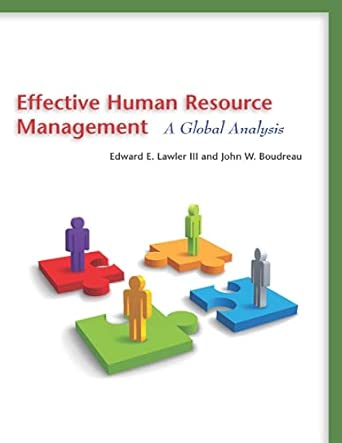Effective Human Resource Management: A Global Analysis (Stanford Business Books (Paperback)) book cover