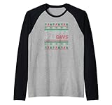 happy holigays lgbtq queer gay pride brutto albero di natale maglia con maniche raglan