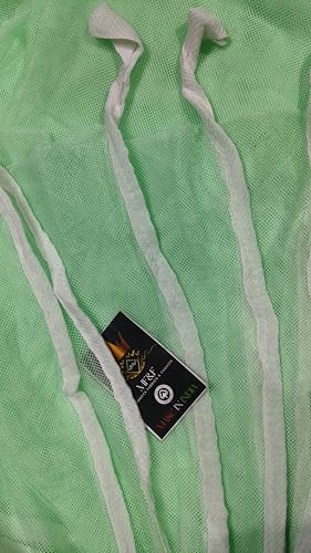 Image of Multicolor Soft Cotton Mosquito net Double Bed King Size | Pure Cotton Mosquito net (Green, 6x7)