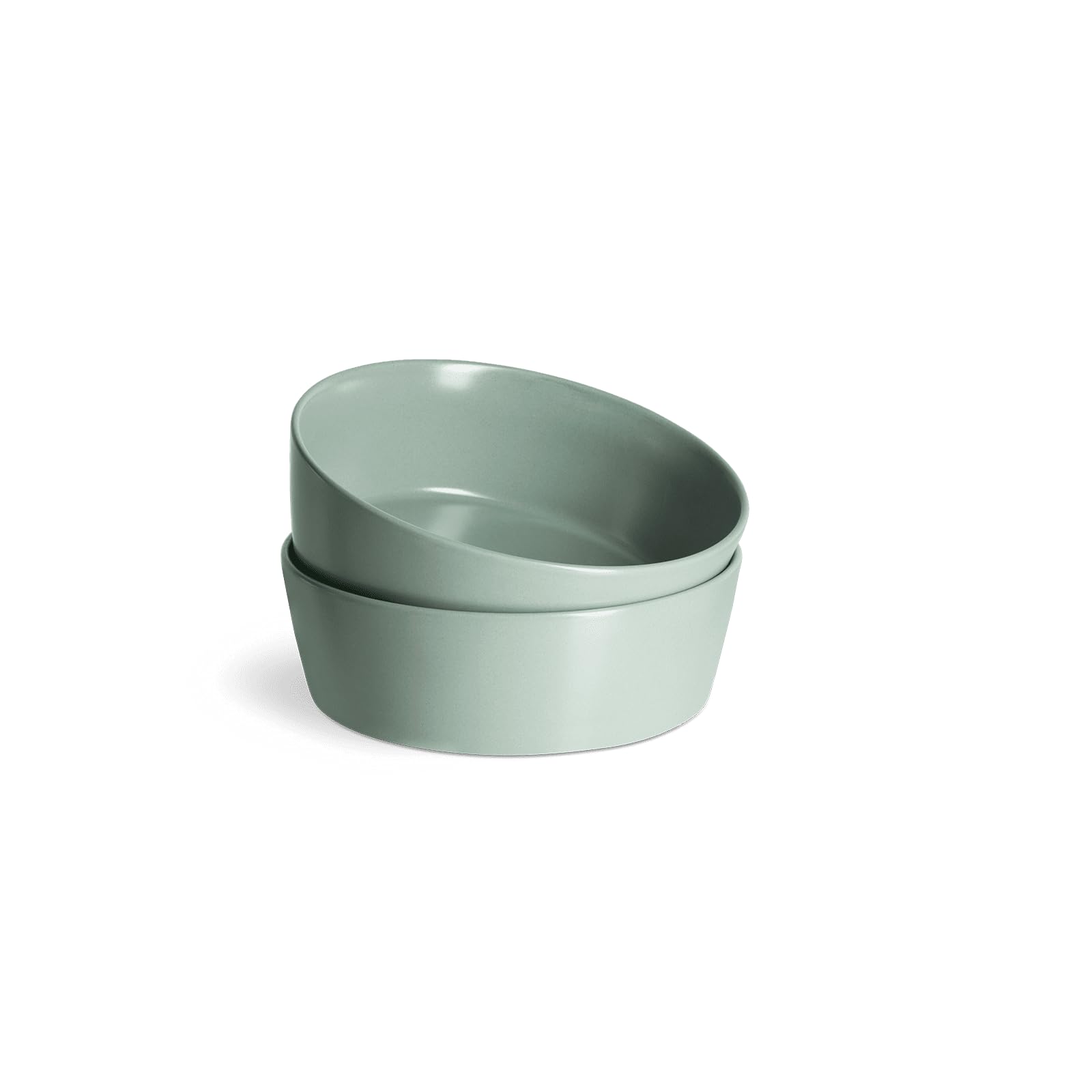 SPRINGLANE Suppenteller 2er-Set, Sweet Scandi, Mintfarbiges Geschirrservice aus New Bone Keramik, skandinavisches Design, matt