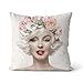 poduszka marilyn monroe poduszka z gumy balonowej drukowane poduszki z tkaniny poduszka pościel poduszki zapinane na zamek dekoracja 45 x 45 cm