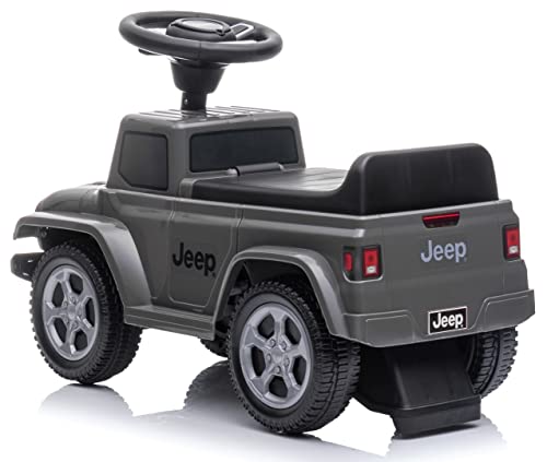 COIL Rutschauto, Kinderwagen, Kinderauto, Jeep, Kinderfahrzeug, Multifunktionslenkrad, Höchstgewicht 25 kg, ab 12 Monaten (Grau) – Bild 5