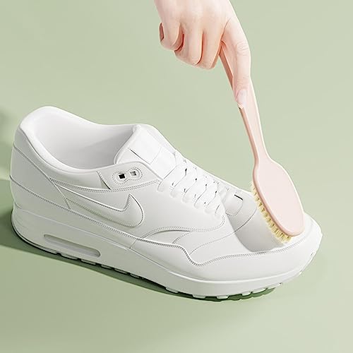 Rianpesn Schuhbürste | Weiße Schuh-Wäschebürsten mit weichen Borsten für Flecken - Reinigungswerkzeuge mit langem Griff, multifunktionales Wäschezubehör für Kleidung, Badezimmer, Toilette – Bild 3