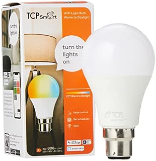 TCP Smart Wi-Fi LED Lightbulb Classic E27 Colour Tuneable White Dimmable