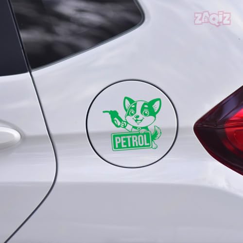Image of Bright Petrol Sticker for Car Fuel Cap (Green)