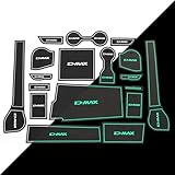 Anti-Rutsch-Matte Auto Gummi Anti-rutsch-Matte Tür Nut Tasse Pad Tor Kissen Untersetzer Für Isuzu D-MAX 2021 2022 2023(Bianco,Lhd)