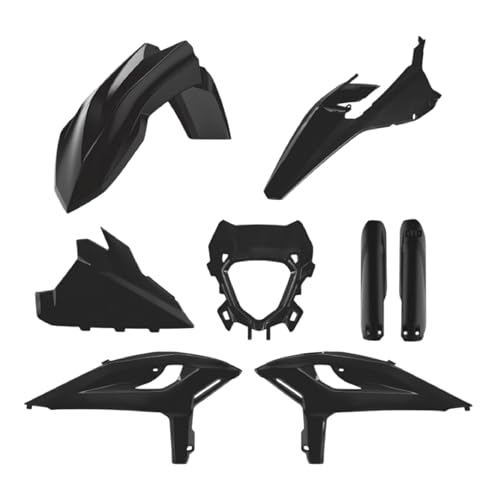 Polisport Motocross (MX) Replica Plastic Kit for Beta RR X-Pro (2025-26) Dirt Bike – OEM Quality, Durable, Flexible & Perfect Fit – Black