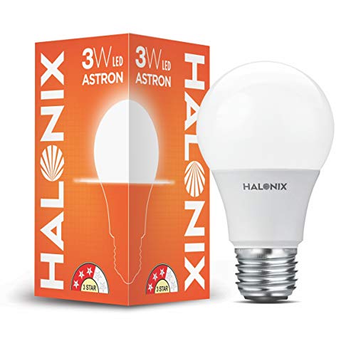 Image of Halonix Astron Base E27 3-Watt LED Bulb (Cool Day Light)