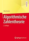 zahlentheorie englisch  Algorithmische Zahlentheorie