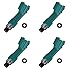 4PCS Fuel Injectors Nozzles for 23250-28080 Toyota Corolla Camry Rav4 Solara Scion 2.4L, Fuel Injections for Scion tC xB Matrix Solara 2.4L 23250-0H060