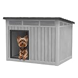 Bifanuo Outdoor Indoor Dog House for Small to Medium Dogs - Waterproof Design, Detachable...