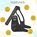 Bawektrl Dog Elbow Brace for Front Leg - Adjustable & Comfortable Support for Arthritis, Hygroma & Injury Recovery | Secure Fit for Active & Senior Dogs | Prevents Licking, Calluses (Vet-Recommended)
