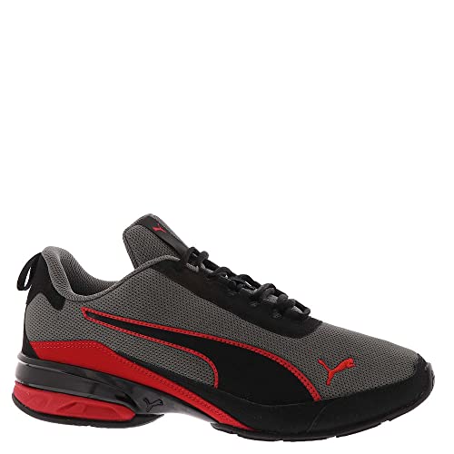 PUMA Viz Runner Sport Running Shoe Mens Running DM US CastlerockHigh Risk RedBlack