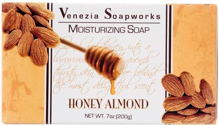 Venezia New 318632 Soapworks Bar Soap Honey Almond 6.25 Oz (24-Pack) Bath Products Wholesale Bulk Health & Beauty Bath Products Black