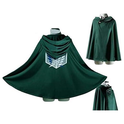 Golddhjss Anime huvtröja filt Attack on Titanne Scout cosplay rekvisita överkast för säng soffa soffa supermjukt varmt överkast (110 x 160 cm)