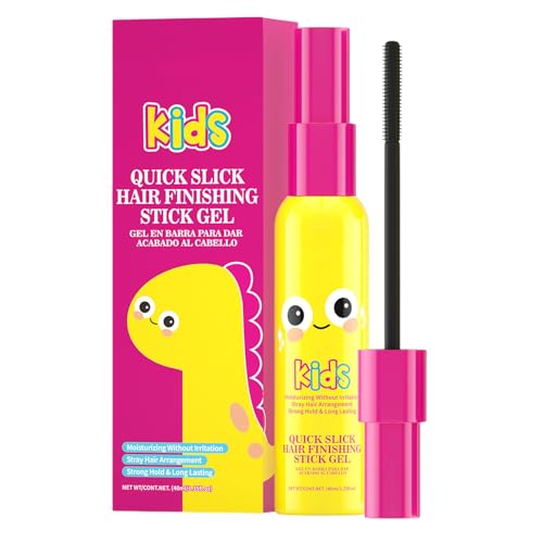 Hair Finishing Stick for Kid, 40ml Hairs Feel Stick Hair Mascara for Flyaway Hairs, Naturally Refreshing, Non-Greasy and Non-Sticky