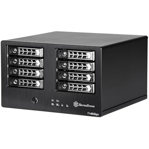 SilverStone TS821S - Boîtier RAID 8 baies Cover