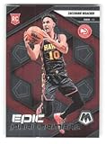 2024-25 Panini Mosaic Epic Performers #11 Zaccharie Risacher RC Rookie Atlanta Hawks NBA Basketball Trading Card
