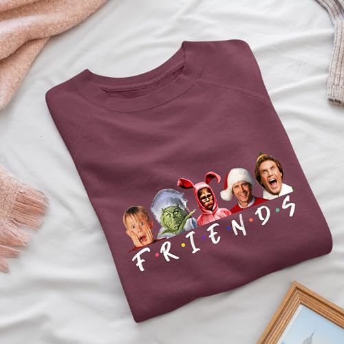 Christmas Friends Sweatshirts, Christmas Movie Hoodie, Funny Christmas Sweatshirt, Christmas Party Shirt, Gift For, 90's Movie Tee, Christmas Elf2