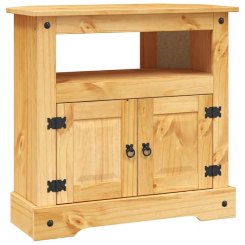 Ampio spazio e dimensioni: il tavolo consolle misura 80 x 43 x 78 cm e offre spazio sufficiente per libri, riviste e decorazioni, con un vano armadio e uno scomparto aperto, ideale come organizer da camera da letto o tavolino.