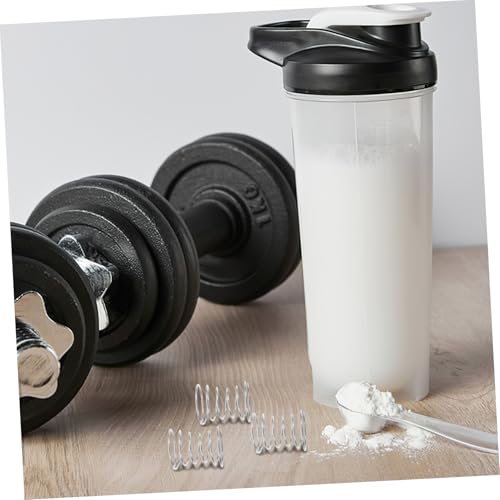 SOESFOUFU 10 Stück Edelstahl Shaker Kugeln Mit Feder Mixbälle Für Proteinpulver Milchtee Kaffee Ersatz Rüttelkugeln Für Shakerflaschen Und Sportbecher Leicht Zu Reinigen Vielseitig Kompatibel