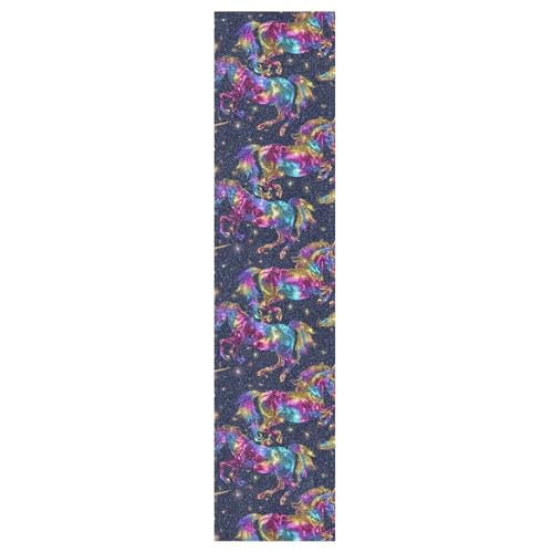 tplaotee Ruban adhésif psychédélique à paillettes pour skateboards Fusion Scooter Grip Tape Griptape pour longboard Grippy Cruiser Board Griptape 83,8 x...