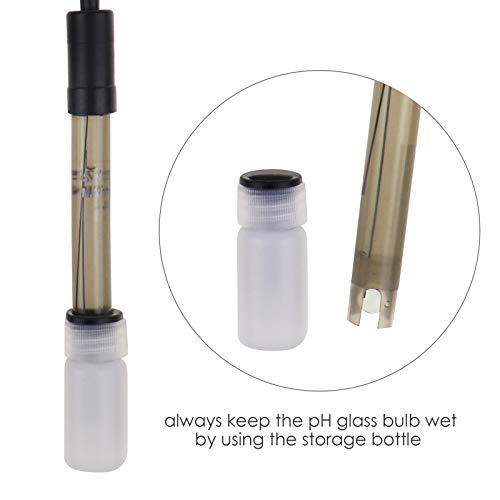 Digital Combo Ph & Temperature Meter, Aquarium Thermometer Ph Monitor With Automatic Calibration Function For Fish Tank Hydroponics Aquaculture Laboratory #TOP7