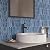 VaryPaper 10 Sheets Blue Peel and Stick Backsplash for Kitchen Stick on Backsplash Waterproof Removable Vinyl Back Splash Sticky Tiles Self Adhesive Wall Tiles for Bathroom Laundry Room 12''x12''