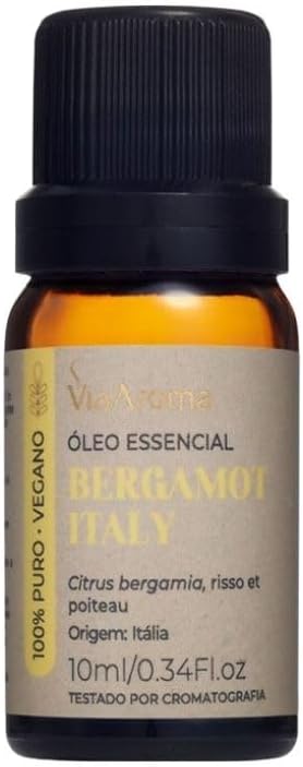 Óleo Essencial Bergamot Italy Via Aroma - 10ml