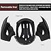 Bluetooth Motorcycle Helmet FreedConn BM22 Full Face Helmet Motorcycle Helmets Dual Visor Helmet with Integrated Intercom System DOT Helmet with Bluetooth 3.0 /500M/FM/Voice Dial/Orange Newlike XL