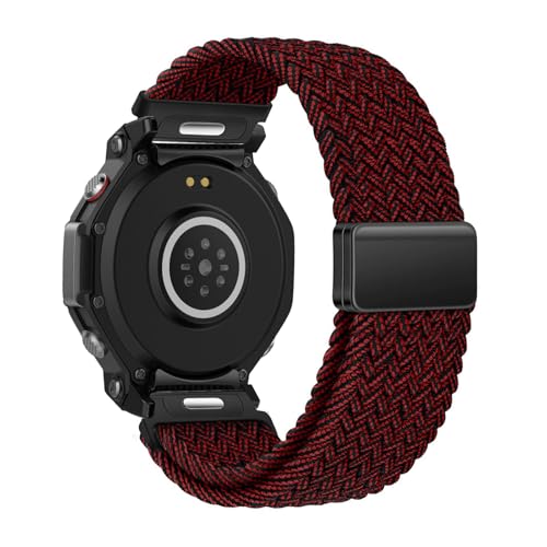 [CZOKLTP] �i�C���� �҂ݍ��� �o���h �Ή� Amazfit T-Rex 3 Pro 48mm �}�O�l�b�g�� �ʋC�� �����p�o���h | �L�k�� �i�C���� �X�g���b�v, ���߉\ �o���h, �X�|�[�c, �������, �y��, �_��, �R���p�`�u�� Ama