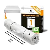 PACKDUDE Sacco Sottovuoto Materasso Matrimoniale per Materassi fino a 200x160cm (Dim. della borsa: 240x200cm) I Sacco per Materasso Matrimoniale per Materassi in Schiuma, Gel e Lattice I Con 2 Cinghie