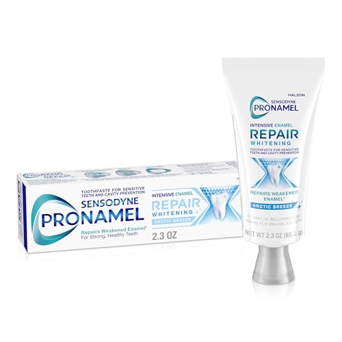 Sensodyne Pronamel Intensive Enamel Repair Toothpaste for Sensitive Teeth and Cavity Protection,...