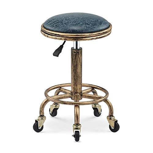 Tabouret ordinateur rouleau MU chaise de bar rotation retro