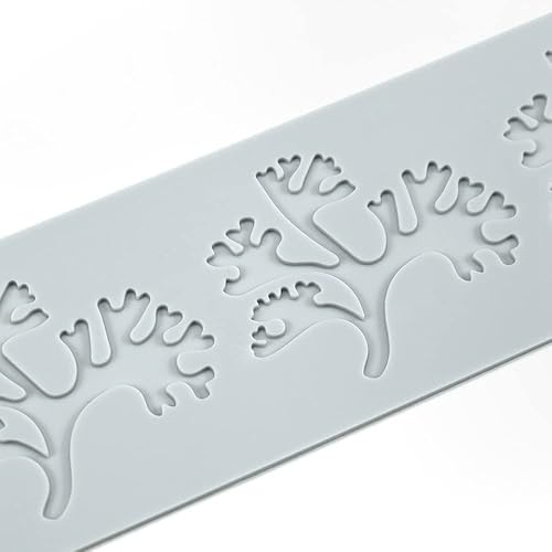 Miniatura 6 de Moldes de silicona 3D de hojas huecas para chocolate, molde de panal de abeja, caramelo, patrón de flores, molde para fondant, decoración de tartas