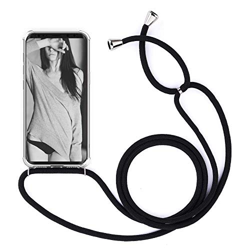 OnlyCase Hülle für Xiaomi Poco F2 Pro/Redmi K30 Pro Zoom Necklace Hülle mit Kordel zum Umhängen Silikon Handy Schutzhülle mit Band - Schnur mit Case zum umhängen Handyhülle