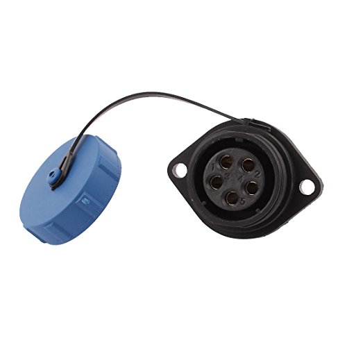 Aexit AC 500V Conector de Audio y Video 5 Pines SP2113/S miniatura 1