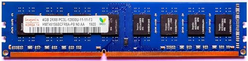 Image of 4GB DDR3 RAM 1600 MHz for Desktop Computer PC3-12800 2Rx8 Dual Rank H y n i x with 3 Years Warranty (This RAM is (NOT for Laptop)